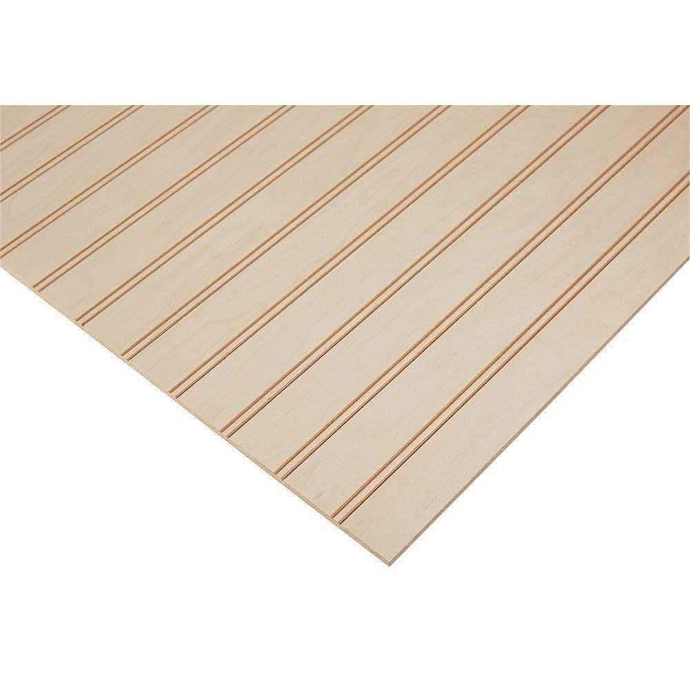 Columbia Forest Products 1/4 in. x 2 ft. x 4 ft. PureBond 1-1/2 in. Beaded Plywood Project Panel - Shop Hardware Tools Online Store