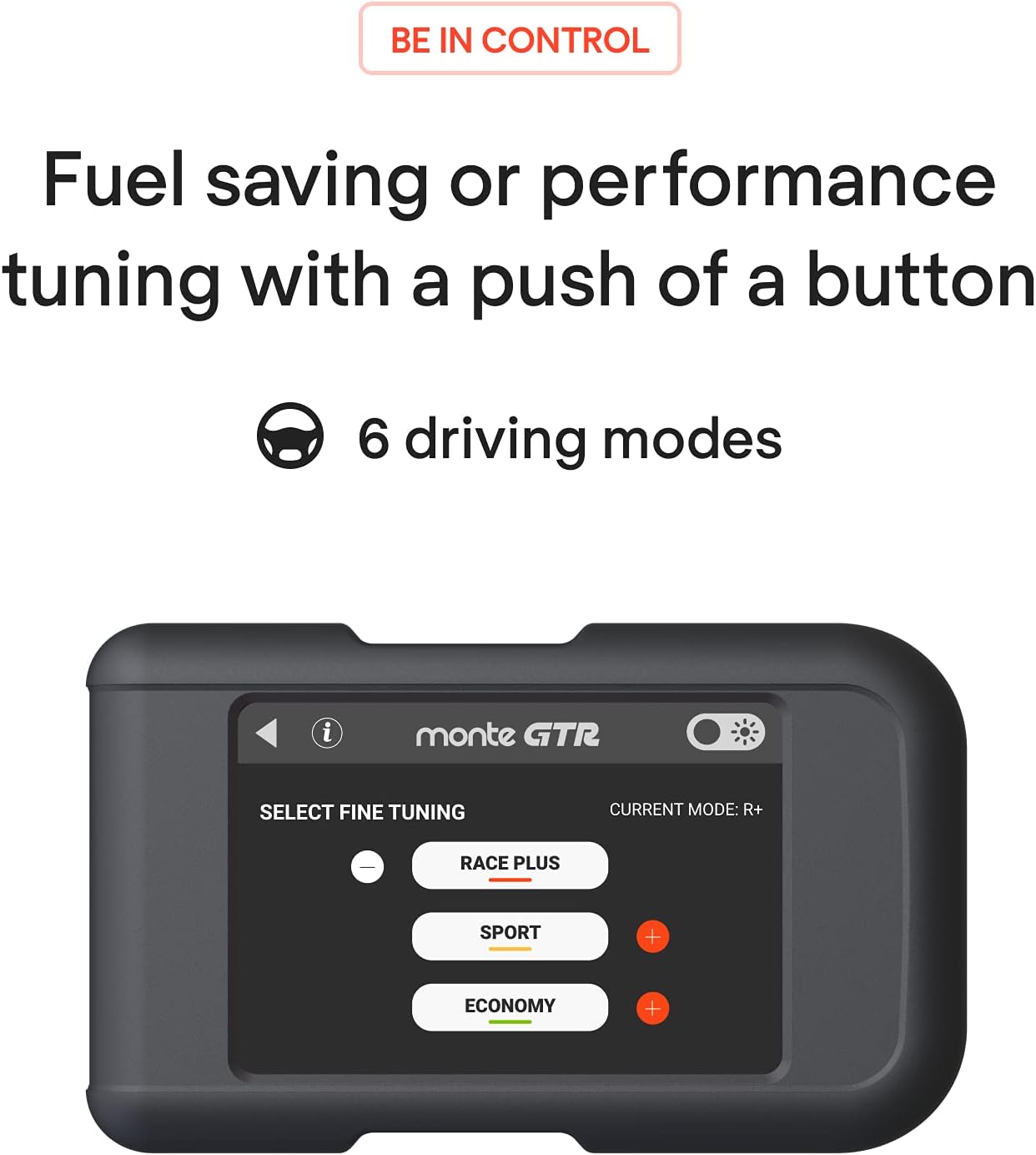 Monte Tuning Universal Performance Tuner 4 in 1 Chip, Fuel Saver and Diagnostic Scanner V9360