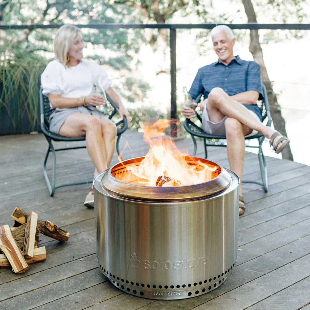 Solo Stove Yukon 27" Smokeless Fire Pit with Stand, Stainless Steel H870985