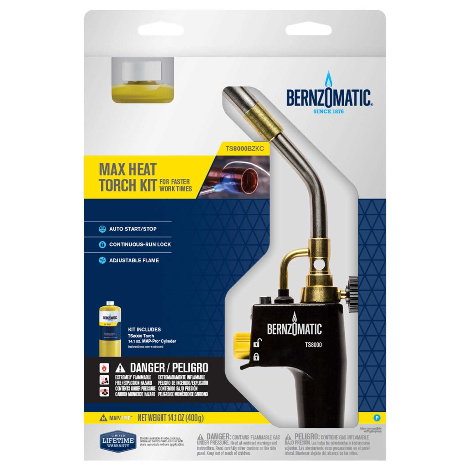 Bernzomatic Torch Kit Max Heat B5824
