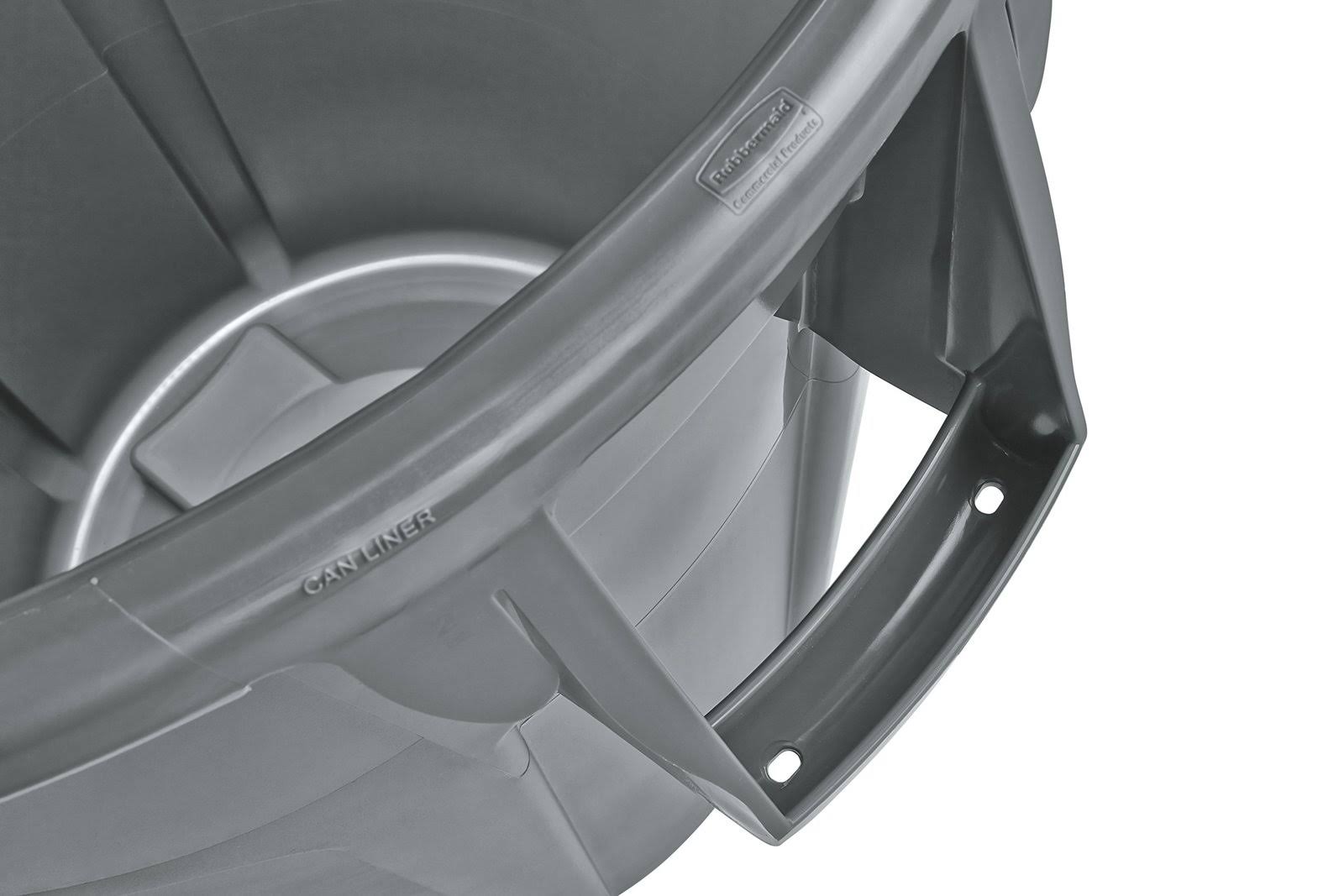 Rubbermaid Commercial Brute Vented Utility Container, 44-Gallon, Gray H37873