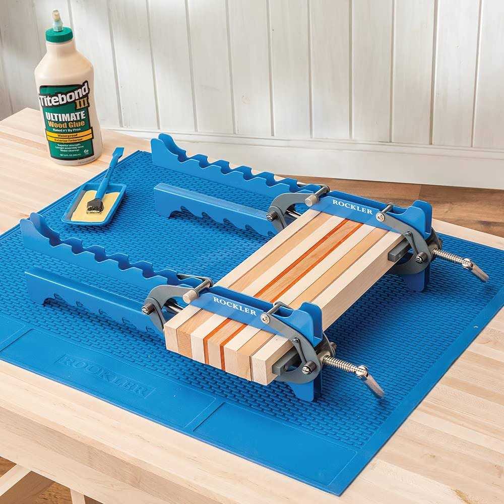 ROCKLER Mini Deluxe Panel Clamps Four-Way Pressure Cabinet Clamps W662338