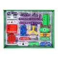 Circuits For Kids Elsky 335 Electronics Discovery Kit, Circuits Experiments Kit, Smart Electronics Block Kit,Educational Science Kits Toy,Great Diy Building Blocks Electric Circuits Kits For Child