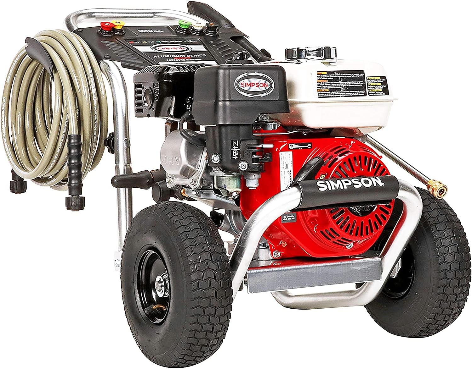 SIMPSON Cleaning ALH3425 Aluminum Gas Pressure Washer, 3600 PSI, Honda GX200 A877263