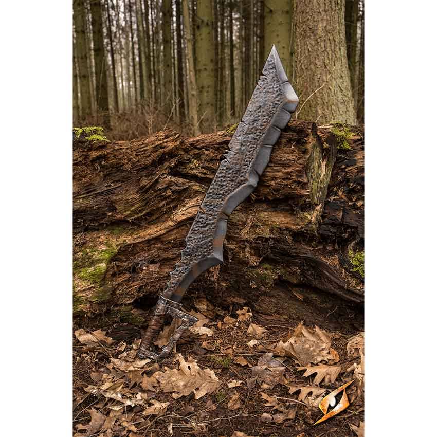 Medieval Collectibles Long LARP Orc Cleaver Leather R1828