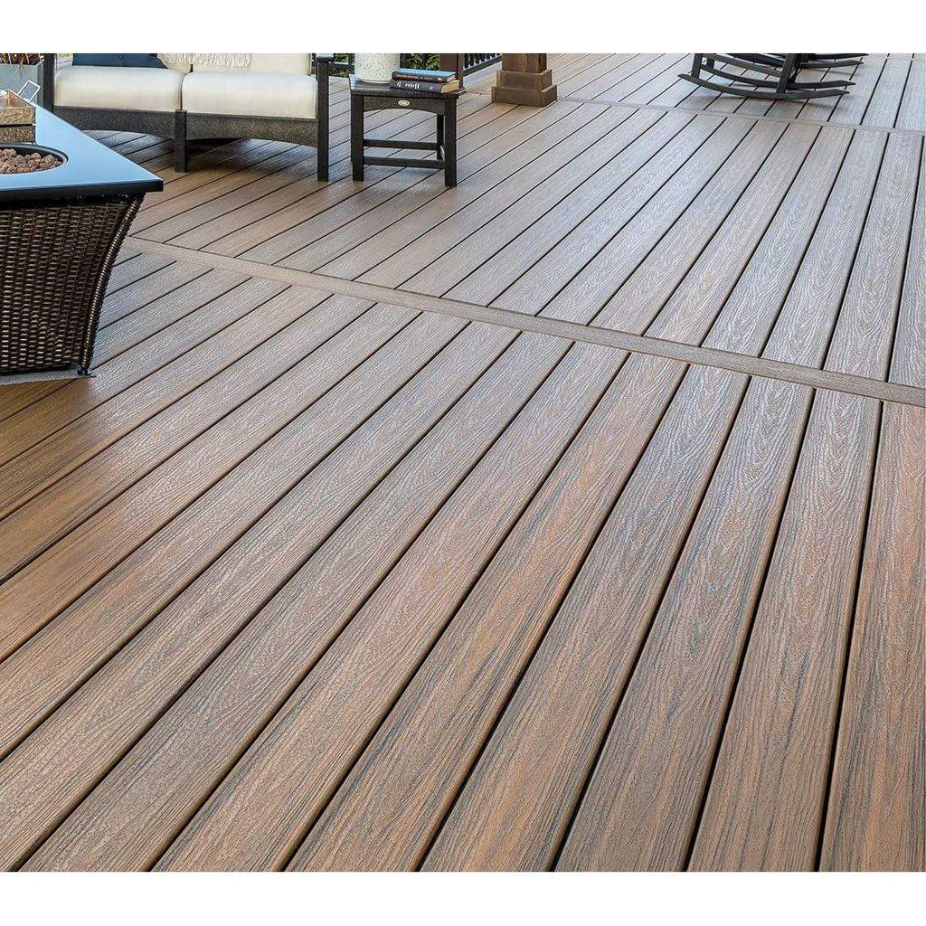 Trex Enhance Naturals Toasted Sand Grooved Edge Composite Deck Board P78612