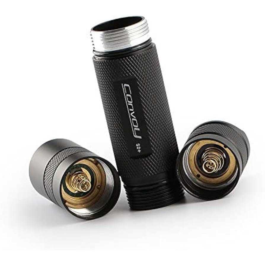 Convoy S2+ Black UV 365nm Flashlight with Nichia LED G69047