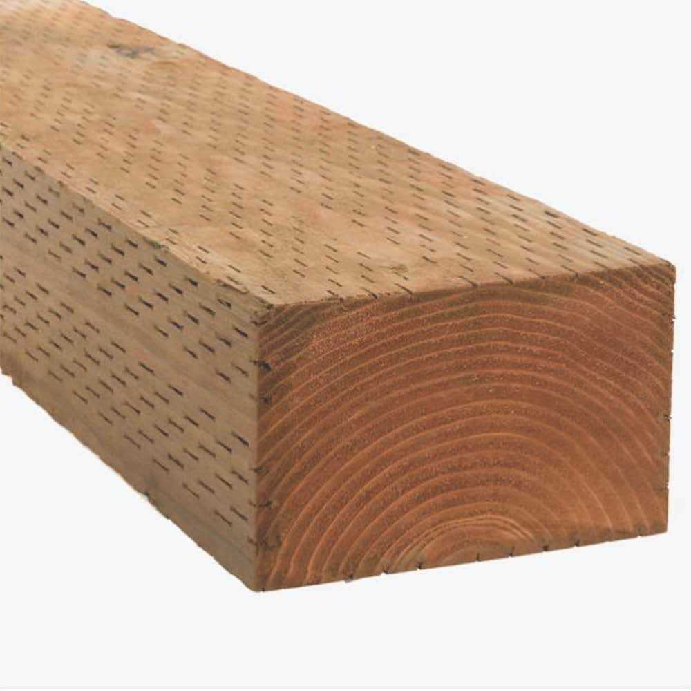 Severe Weather 4-in x 6-in Hem Fir Ground Contact Pressure Treated Lumber F1745