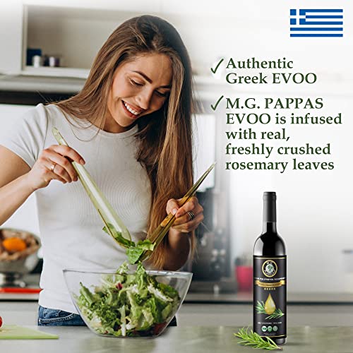 M.G. PAPPAS High Polyphenol Extra Virgin Olive Oil, Cold Pressed & Unfiltered, 12.7 oz O81138