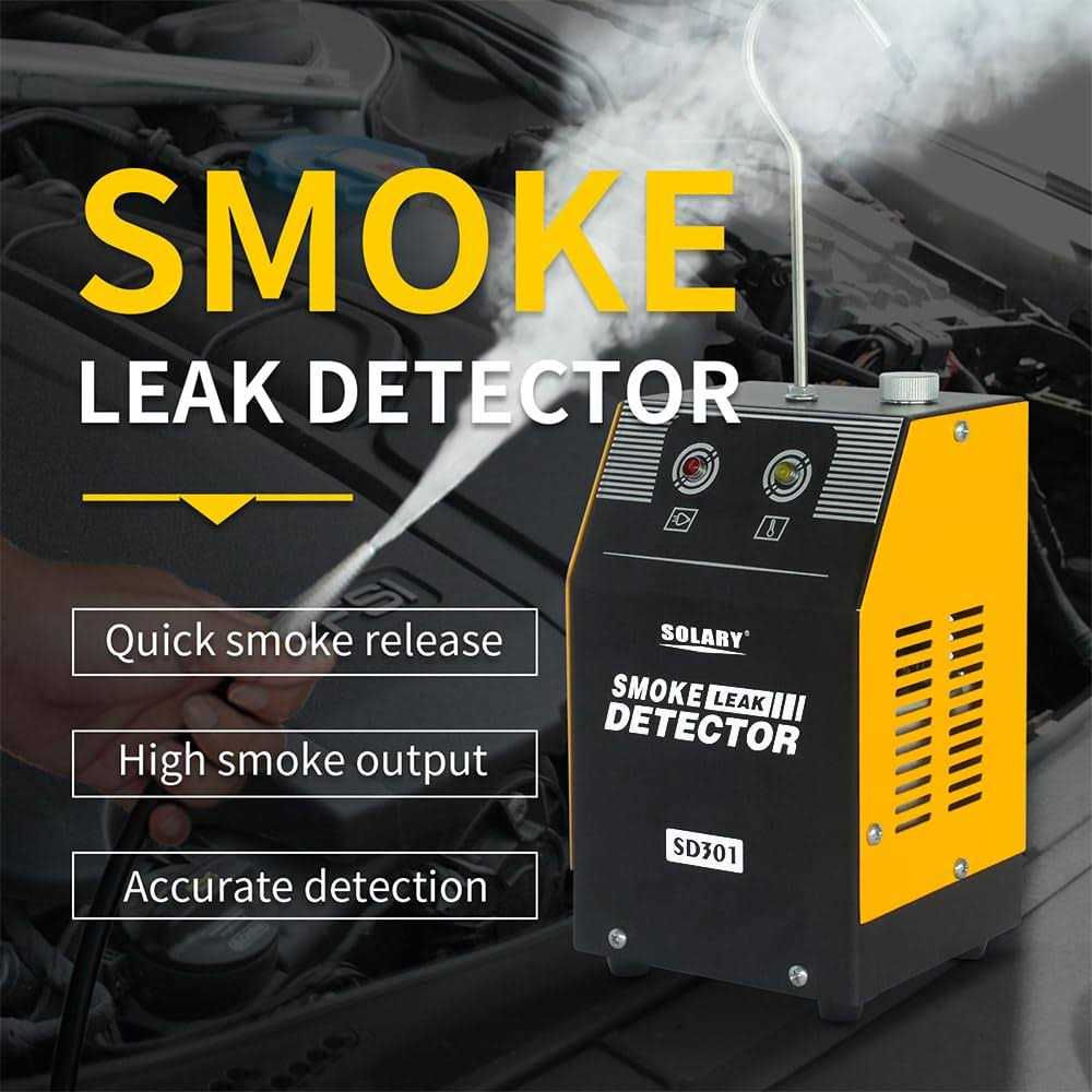 Solary Automotive Smoke Machine Leak Detector 12V EVAP Vacuum Tester L4419