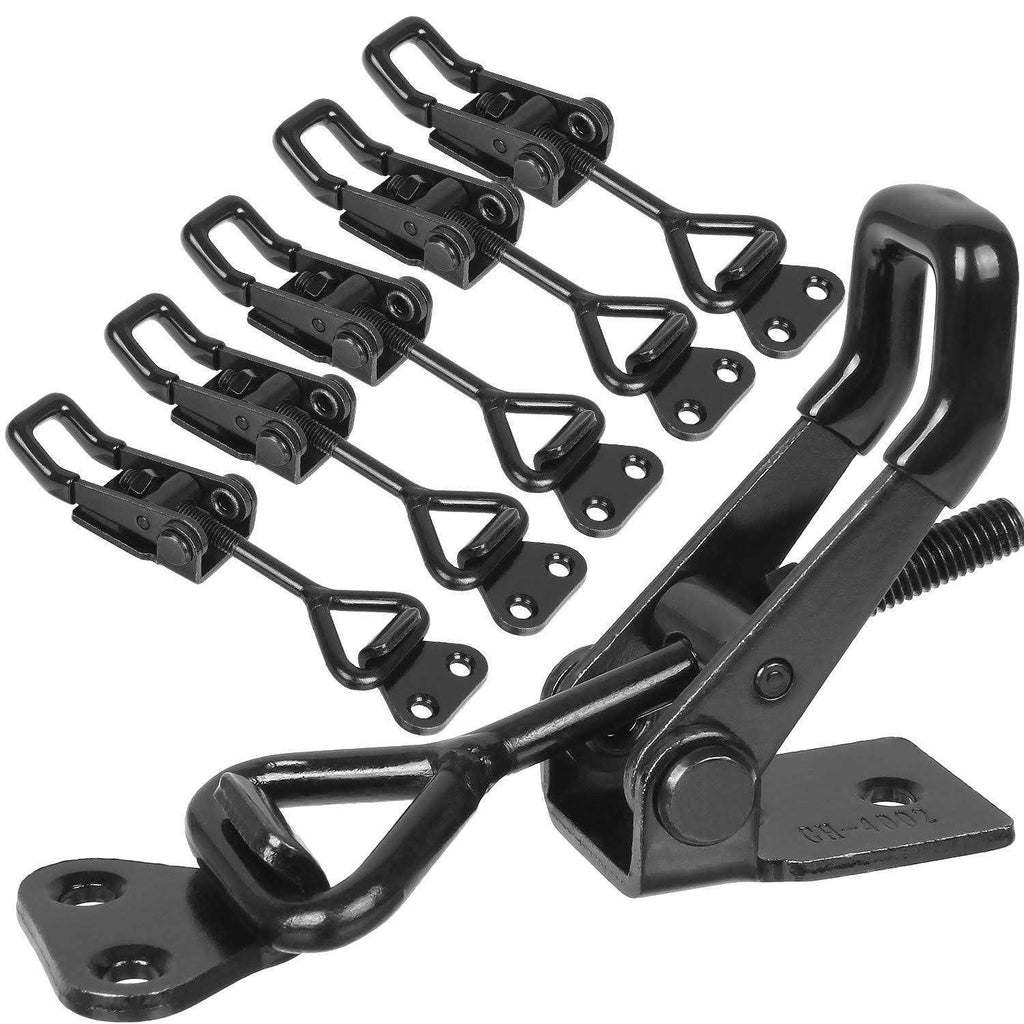 ASelected Black Toggle Latch Clamp 6Pcs Heavy Duty Adjustable Toggle Clamp - Shop Hardware Tools Online Store