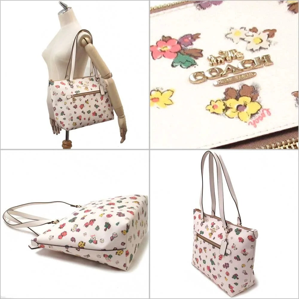 Coach Women's Gallery Tote Coated Canvas Floral Print O6587