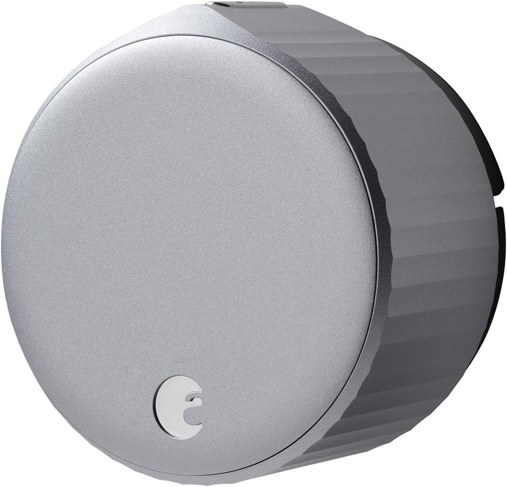 August Wi-Fi Smart Lock (4th Generation) for Existing Deadbolt, Silver A39937