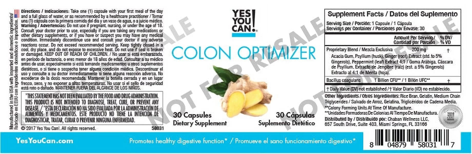 Yes You Can! Weight Loss Diet Supplement Kit - 4 Product Bundle, 30 Servings Z3590