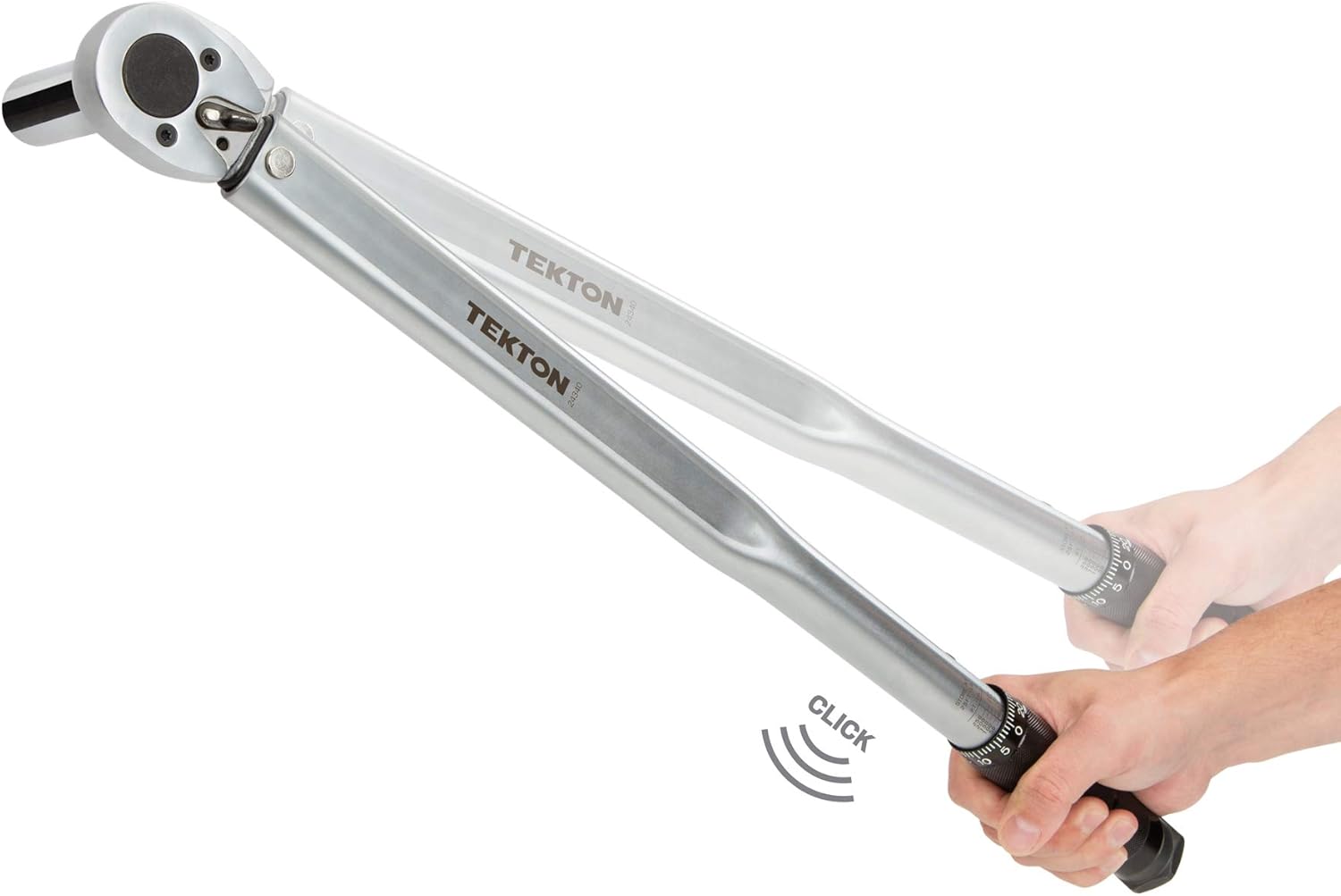 TEKTON 1/2 Inch Drive Click Torque Wrench (25-250 ft.-lb.) 24340, Pack of 2 B485270