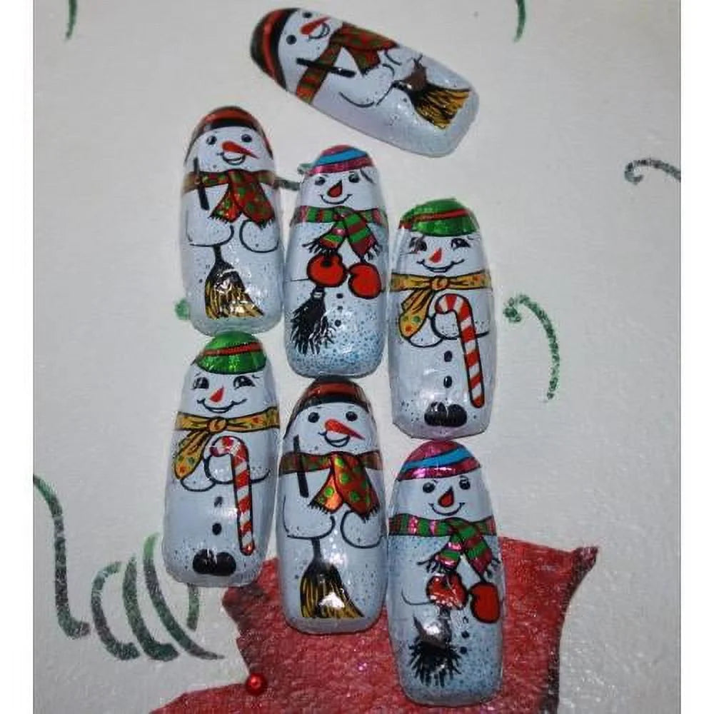 Christmas Chocolate Snowmen Milk Chocolate - 8oz, 25 Pieces Q6631