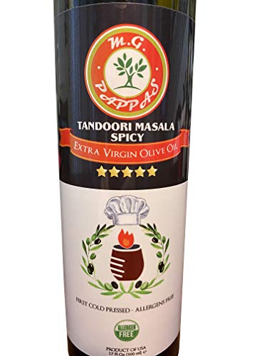 M.G. PAPPAS High Polyphenol Extra Virgin Olive Oil, Cold Pressed & Unfiltered, 12.7 oz O81138