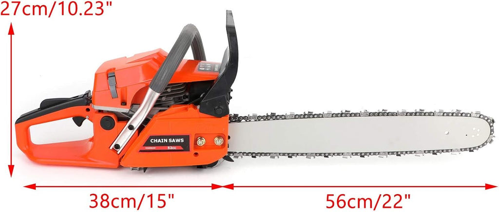 Topteng Gasoline Chainsaw 22 Inch 52cc N592511