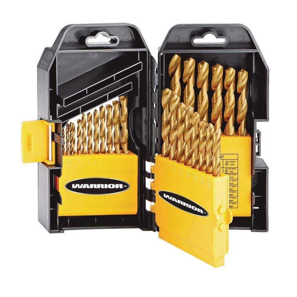 Warrior Titanium Nitride High Speed Steel Drill Bit Set 62281 L24353