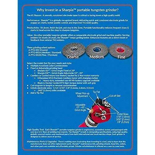 Sharpie DXCL Cordless Tungsten Sharpener Grinder U39326