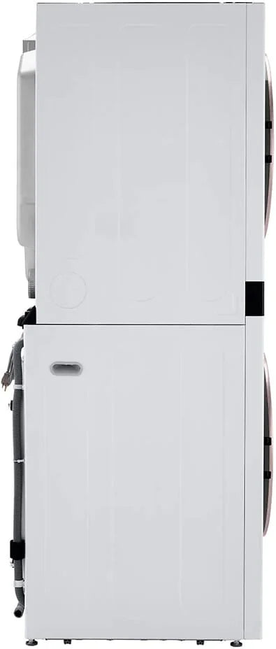 LG WKG101HWA Front Load White Stacked Washer & Dryer F97771