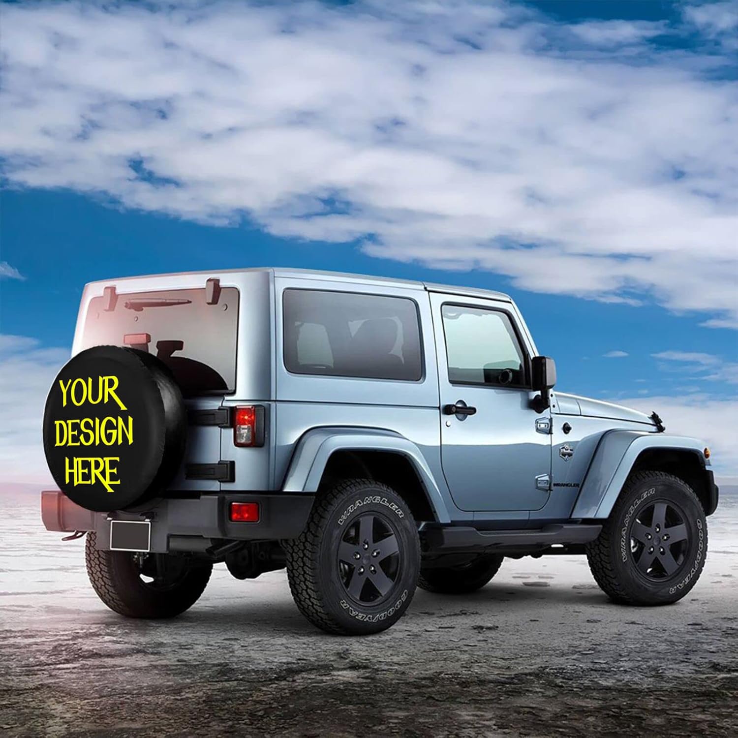 Custom Spare Tire Cover, Waterproof Universal Wheel Protector, 16 inch, Pack of 2 G5937