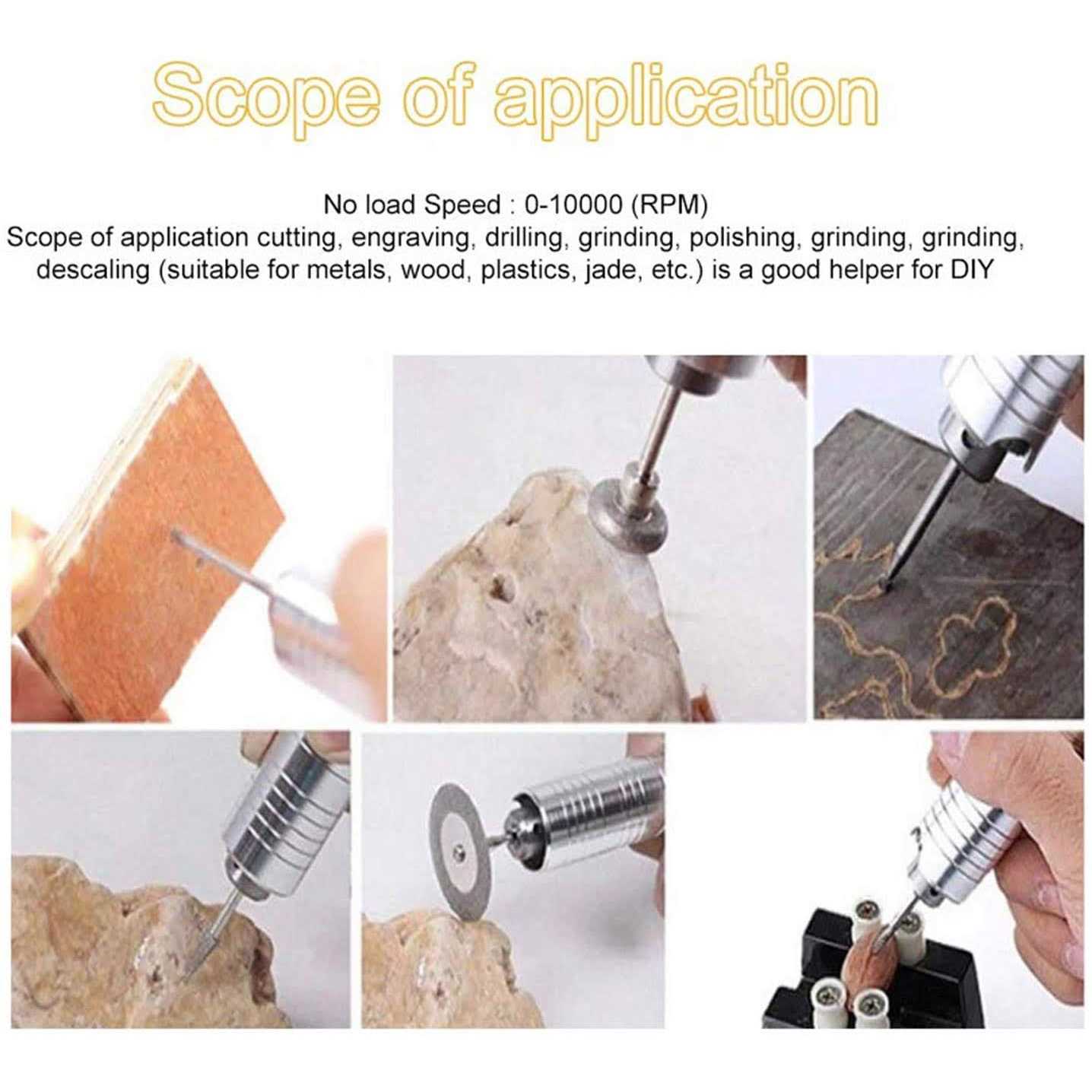 ANGELLOONG Lapidary Saw for Cutting Rocks 110V Mini Table Saw with Flexible Shaft Y80499