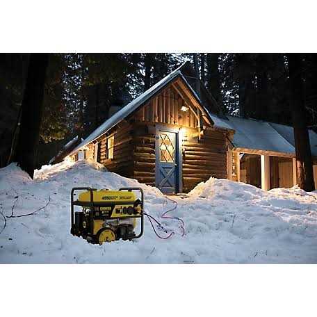 Champion 3650 Watt Electric Start Portable Generator with RV Outlet & Wireless Remote X41965