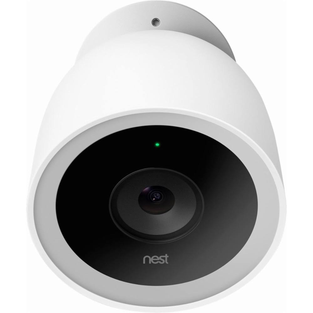 Google - Nest Cam IQ Outdoor Security Camera (2-Pack) - White