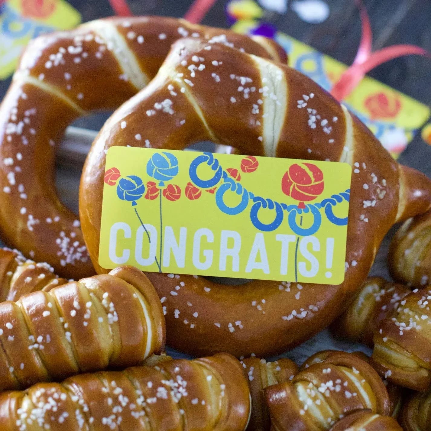 Gourmet Pretzel Gift Box with Sauce & Toppings Z12906