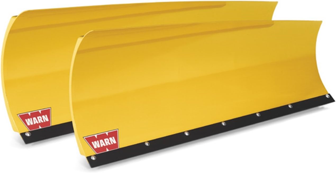 WARN 80954 Tapered Plow Blade, 54" Length, Yellow