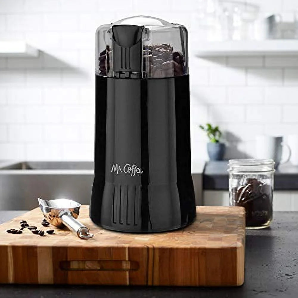Mr. Coffee Electric Coffee Grinder for Beans & Spices, Black E404493