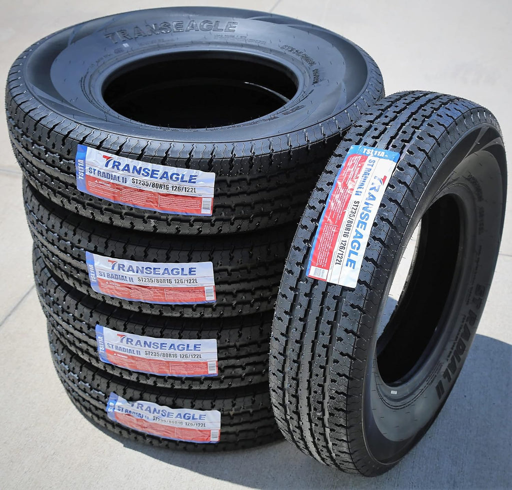 Transeagle ST Radial II Trailer Tires 235/80R16 Load Range F 12-Ply BSW U70974