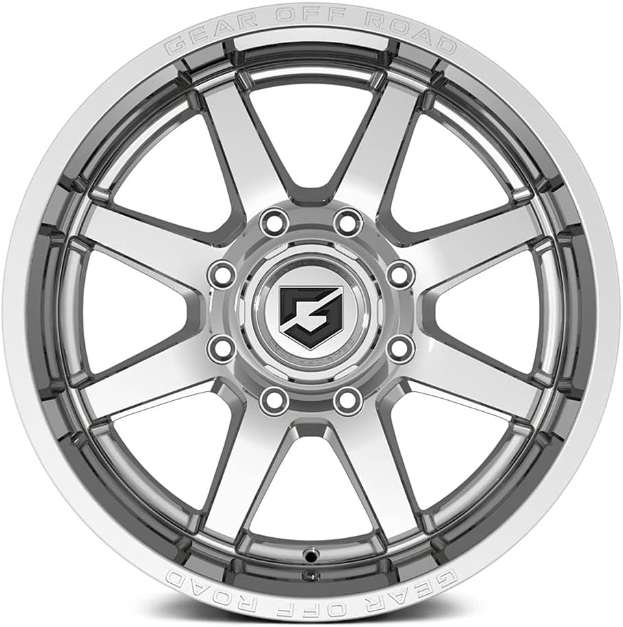 Gear Off Road 762C Pivot 18x9 5x5.5" +18mm Chrome Wheel Rim B205636