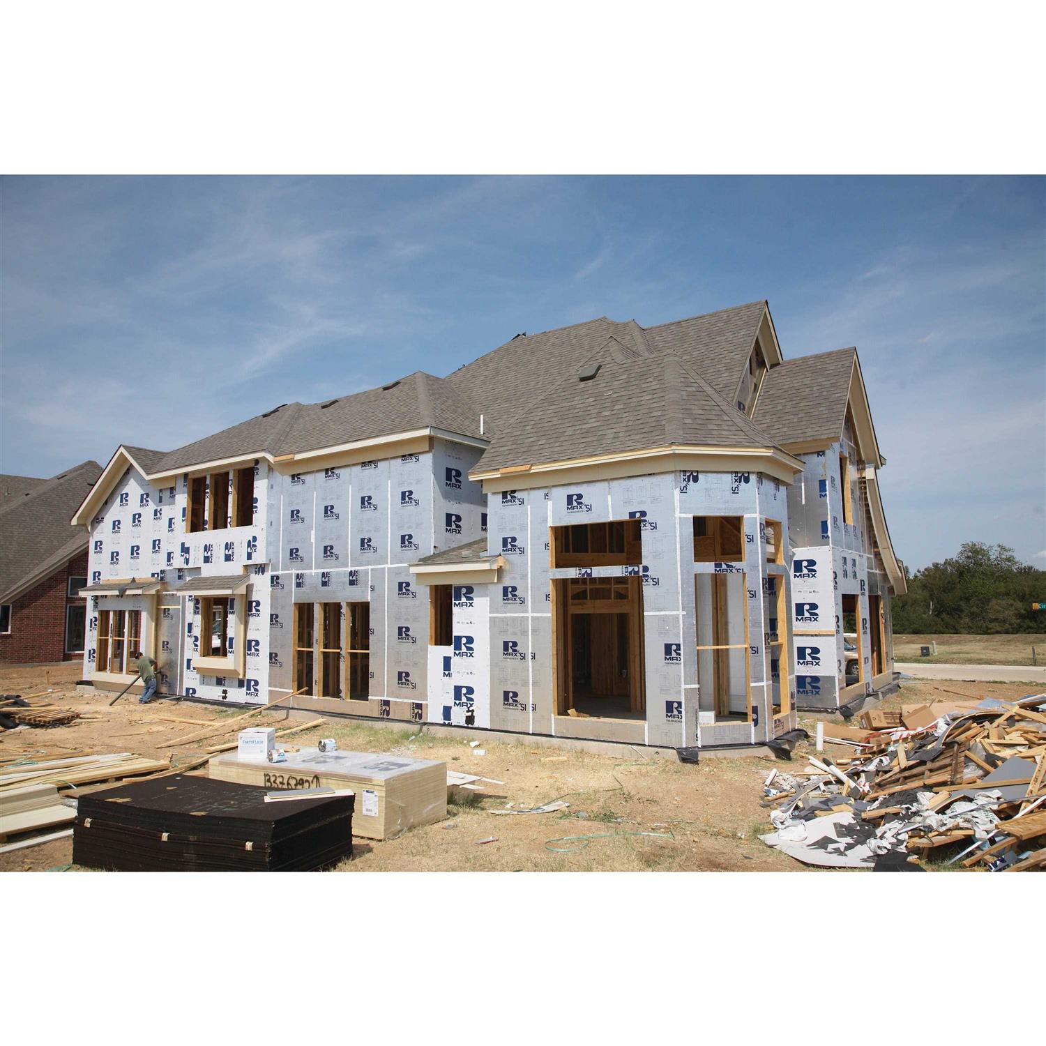Thermasheath Rmax -3 1 in. x 4 ft. x 8 ft. R-6 Polyisocyanurate Rigid Foam Insulation Board F161903