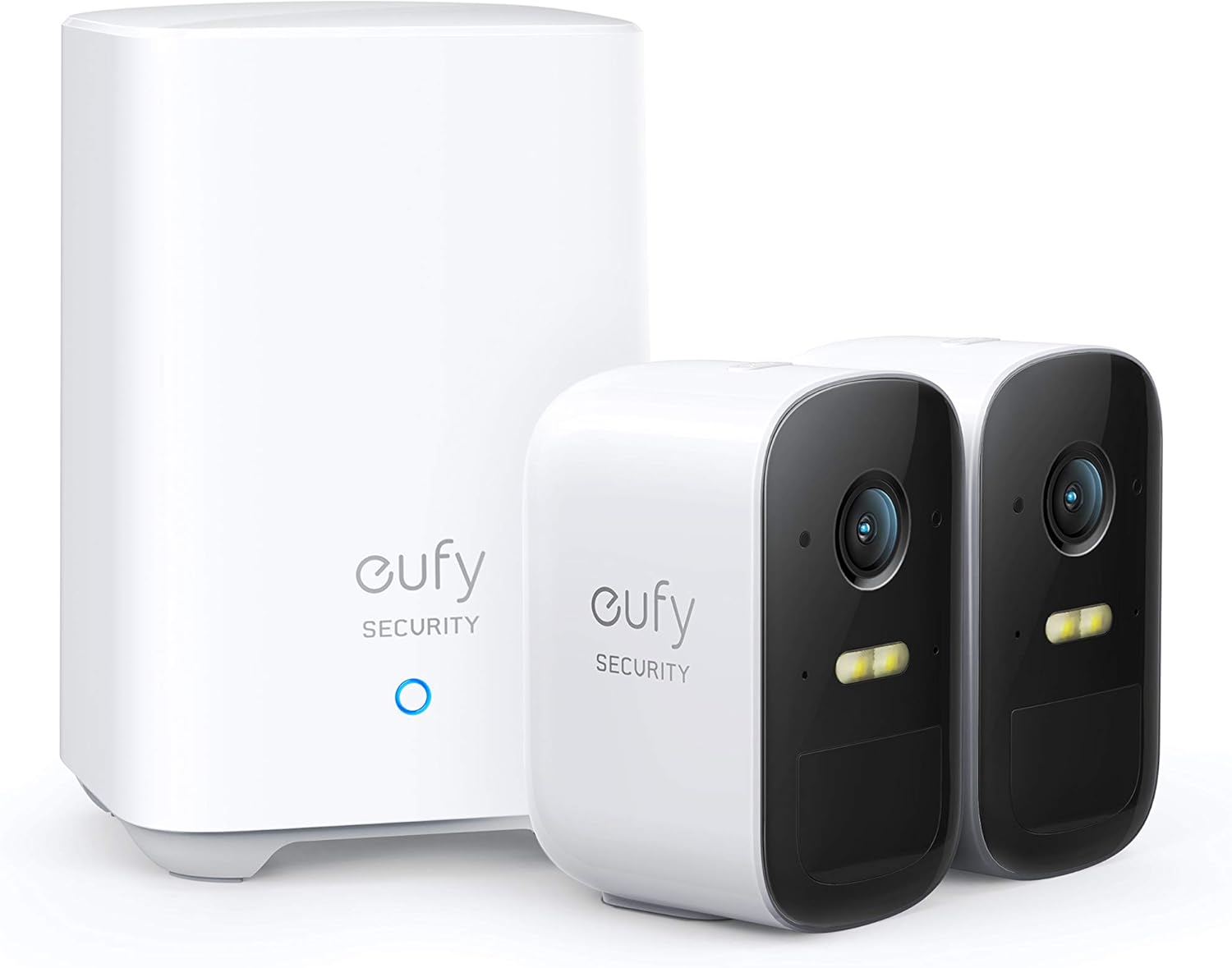 eufy Security, eufyCam 2C Wireless Home Security Camera System, 180-Day Battery Life, HD 1080p, IP67 Weatherproof, Night Vision, Compatible with Amazon Alexa, 3-Cam Kit, No Monthly Fee