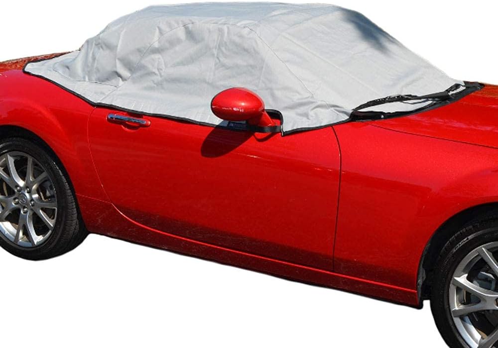 North American Custom Covers Soft Top Roof Protector Half Cover for Mazda Miata MX5 Mk3 NC D75801