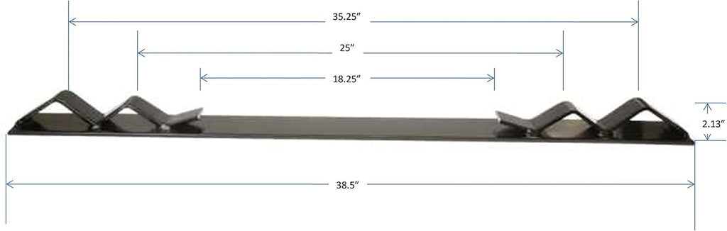 Mytee Products 4 Pack Heavy Duty Coil Rack, 33" Long Flatbed Trailer Steel Coils D17121