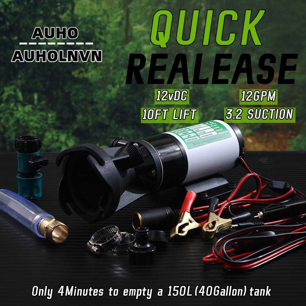 Flojet 12V RV Macerator Pump with Quick Release W674995