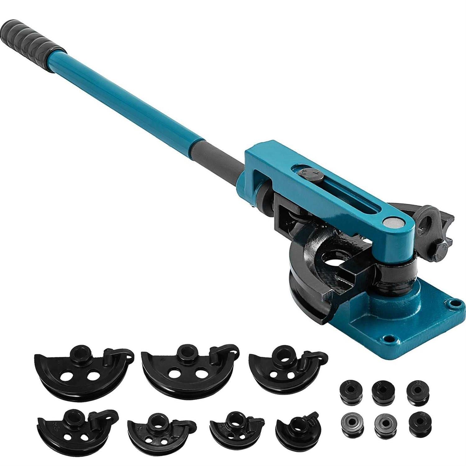 VEVOR Pipe Tube Bender 3/8 to 1 Manual Pipe Tube Bender with 7 Dies - Shop Hardware Tools Online Store