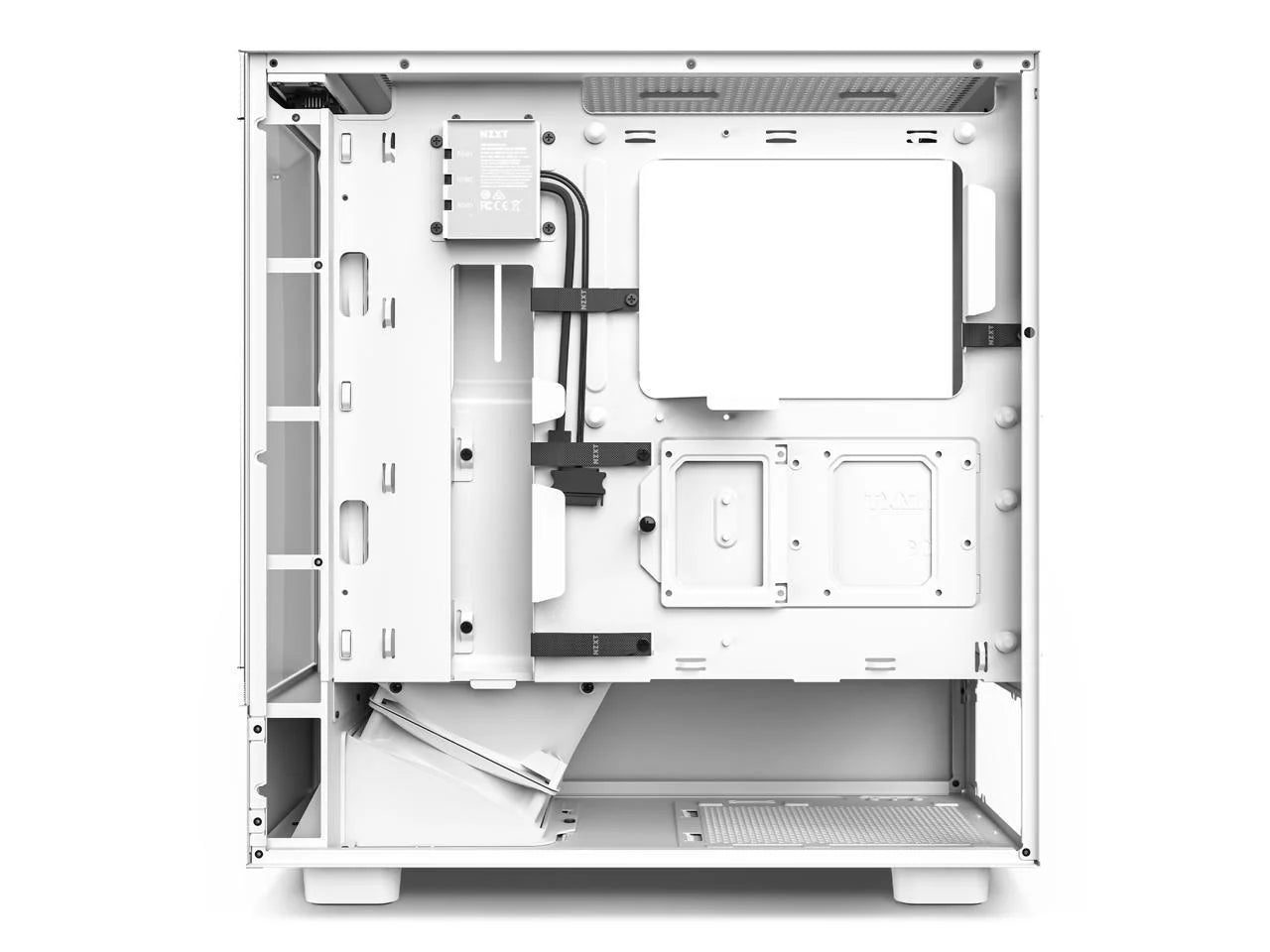 NZXT H5 Elite All White SGCC Steel Tempered Glass ATX Computer Case L384
