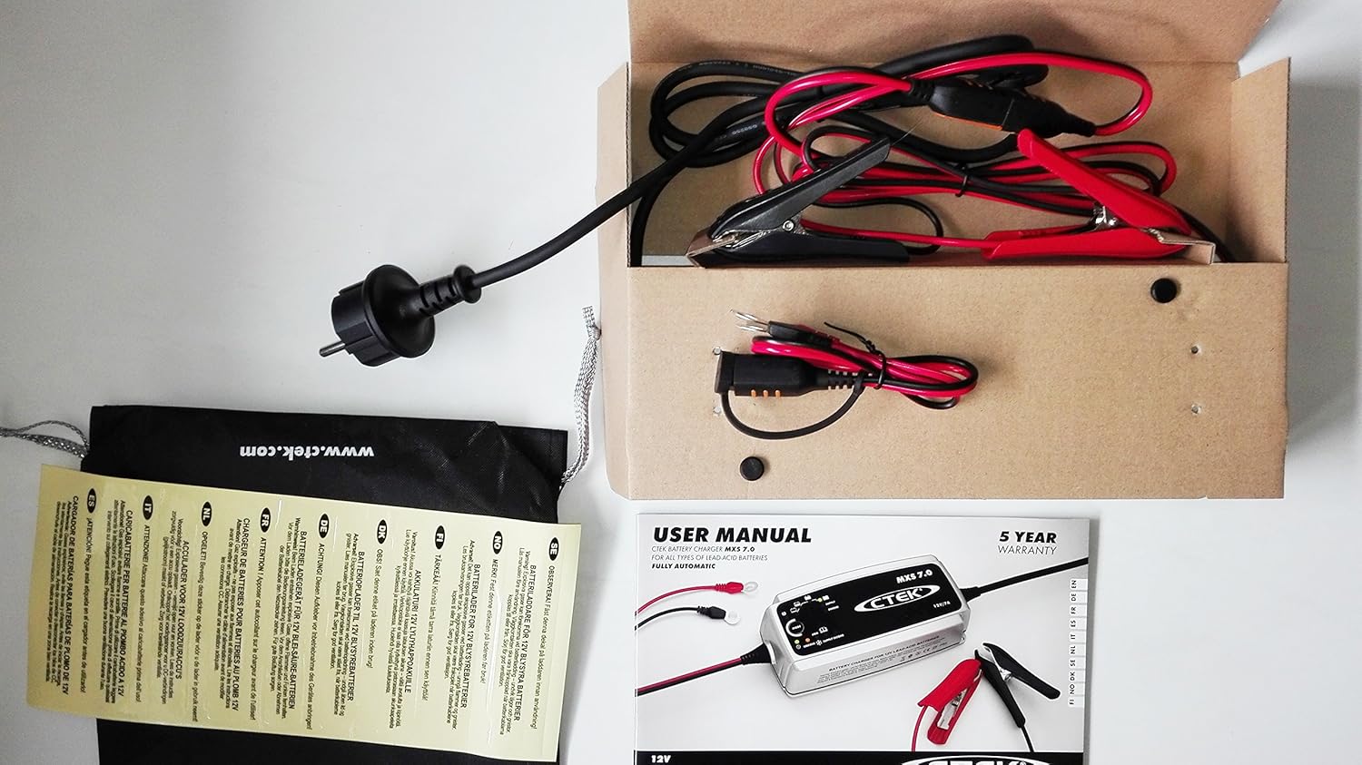 CTEK MXS 7.0 Heavy Duty Automatic Battery Charger EU J3882