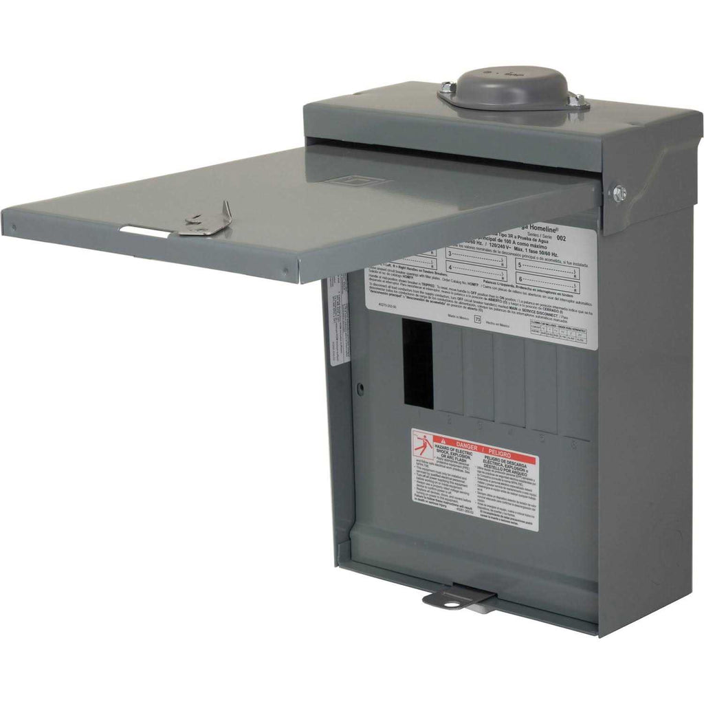 Square D Homeline 100 Amp Main Lug Load Center O33443