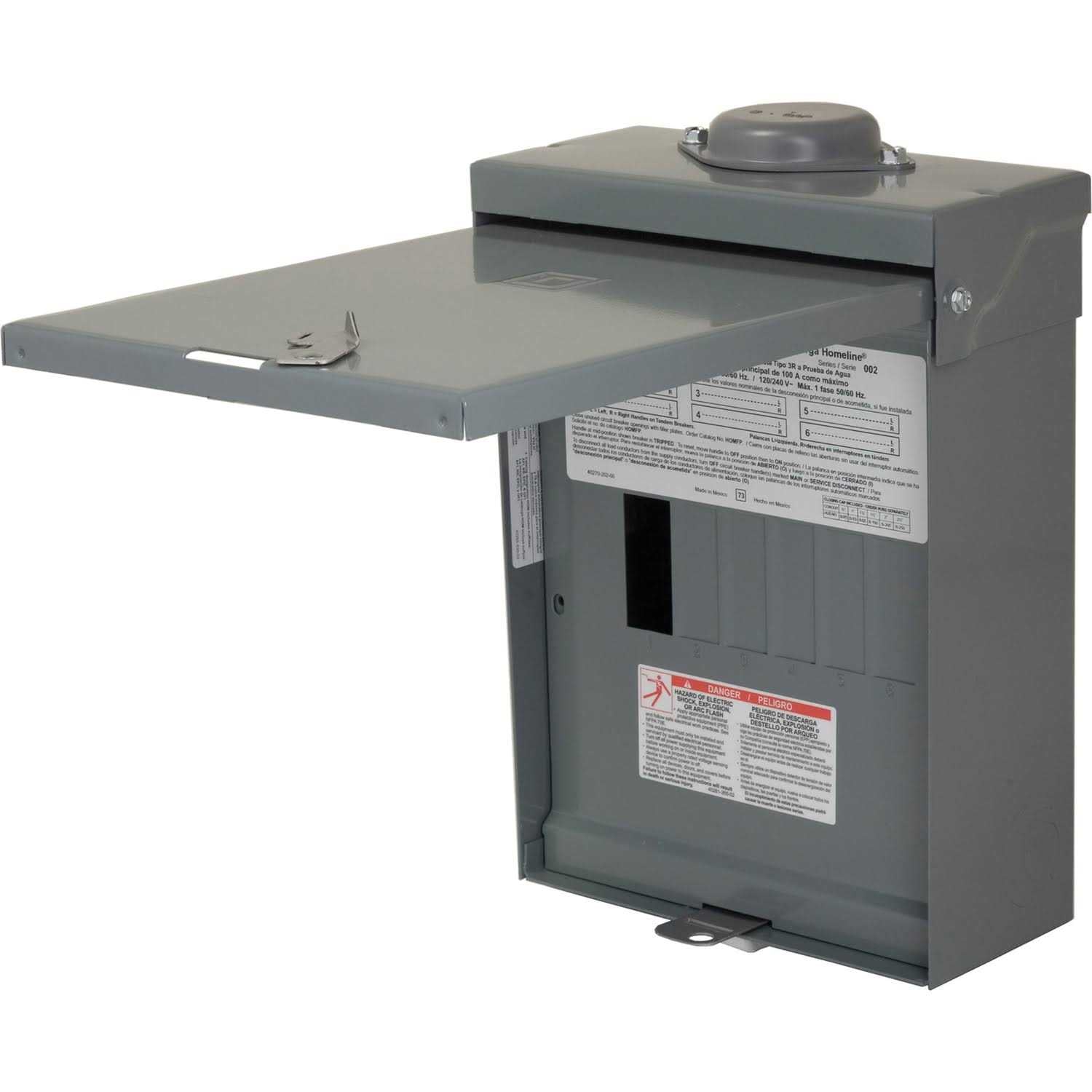 Square D Homeline 100 Amp Main Lug Load Center O33443