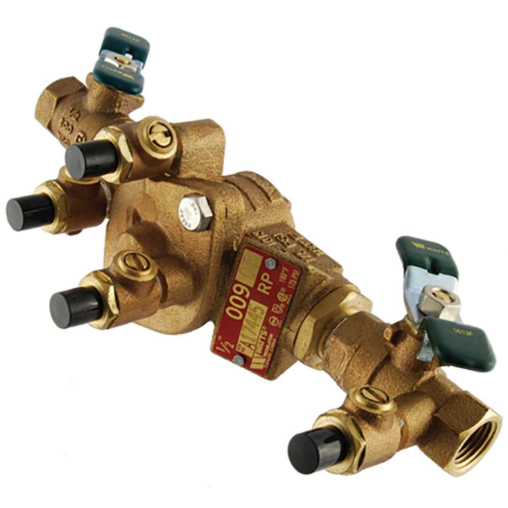 Watts 1/2 009-QT Backflow Preventer E931295