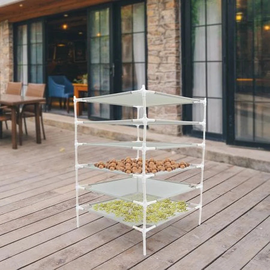 6-Layer Stackable Mesh Clothes Drying Rack Q753068