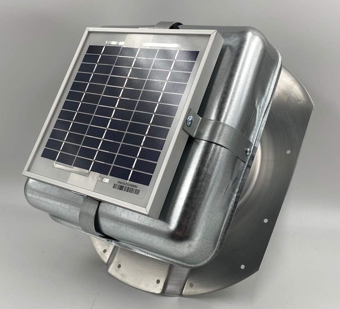 Solar RoofBlaster for Conex Containers with Galvanized Vent O488247