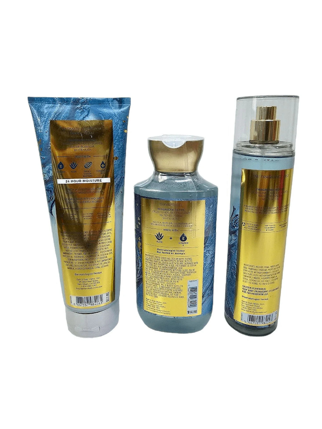 Bath and Body Works Saltwater Breeze 3-Piece Shower Gel, Body Spray & Lotion Set O76391