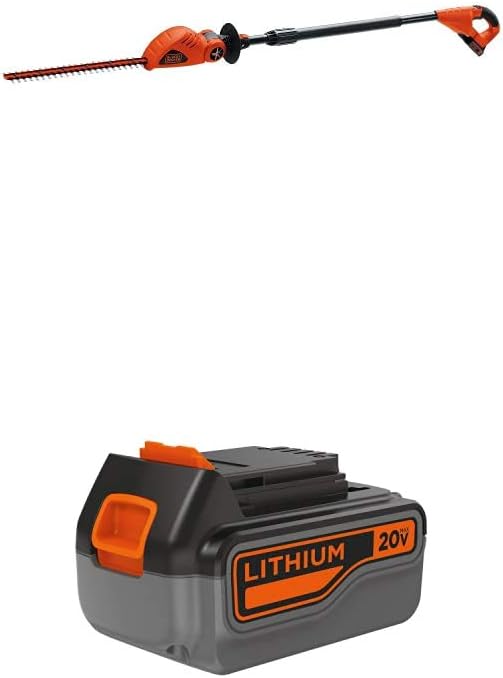 BLACK+DECKER 20V MAX Cordless Pole Hedge Trimmer, 18-Inch N2999