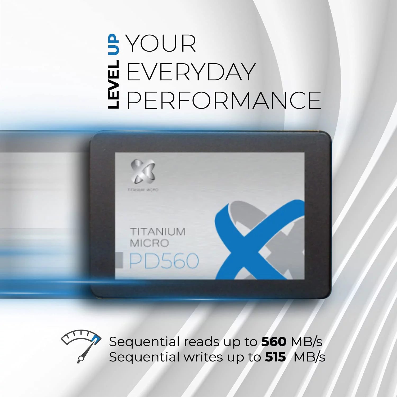 Titanium Micro PD560 SSD 500GB 2.5" SATA III Internal Solid State Drive F445373